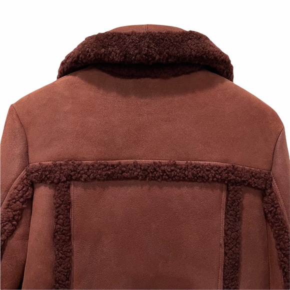 ♦️SOLD♦️ALLSAINTS Asher Shearling Biker Jacket - Picture 11 of 16